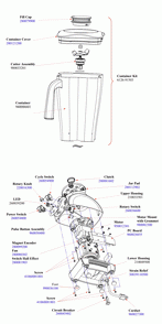 Part Location Diagram of 990084000 Hamilton Beach Filler Cap